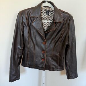 Brown Leather Jacket